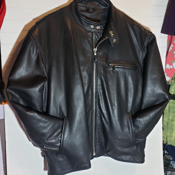 USA Bikers Dream Apparel Leather Motorcycle Jacket